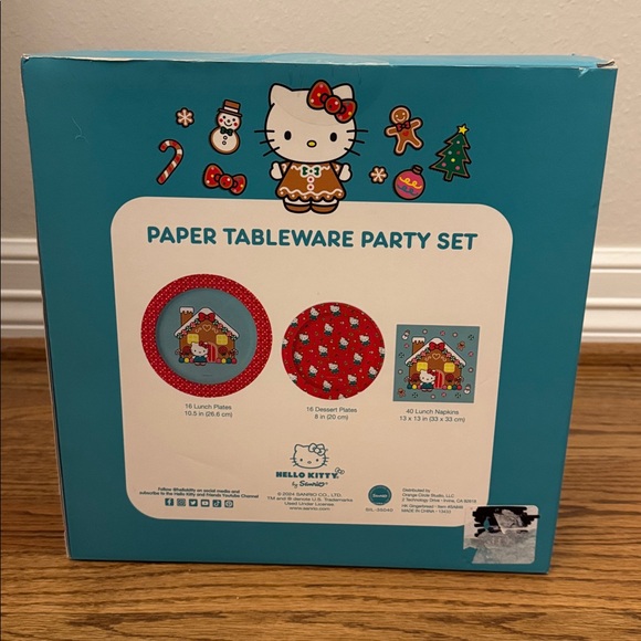 Hello Kitty Party Set - Red and Aqua - Picture 4 of 4